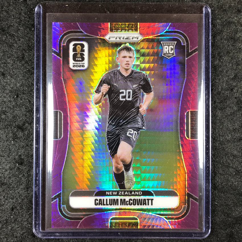 2026 Prizm FIFA World Cup CALLUM MCCOWATT Rookie Purple Hyper /299 #321