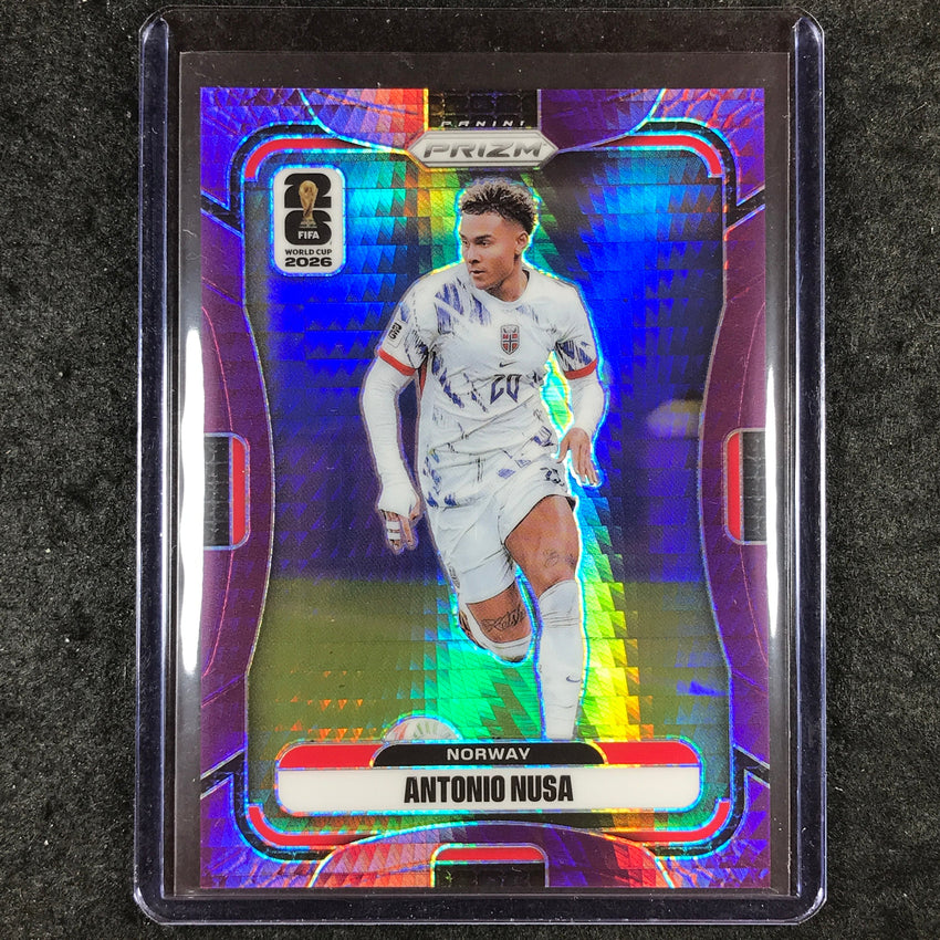 2026 Prizm FIFA World Cup ANTONIO NUSA Purple Hyper /299 #326