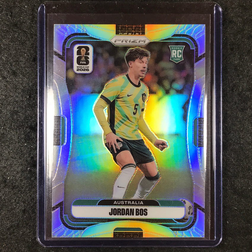 2026 Prizm FIFA World Cup JORDAN BOS Rookie Base Silver #143
