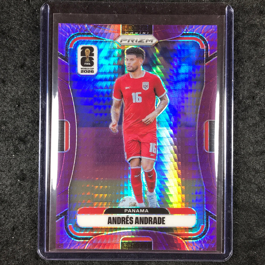 2026 Prizm FIFA World Cup ANDRES ANDRADE Purple Hyper /299 #341