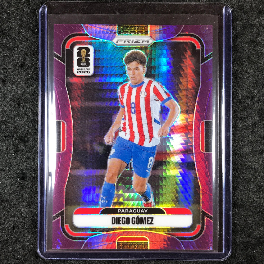 2026 Prizm FIFA World Cup DIEGO GOMEZ Purple Hyper /299 #348