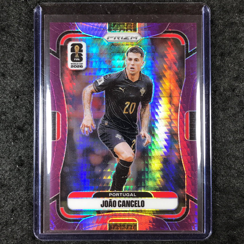 2026 Prizm FIFA World Cup JOAO CANCELO Purple Hyper /299 #366
