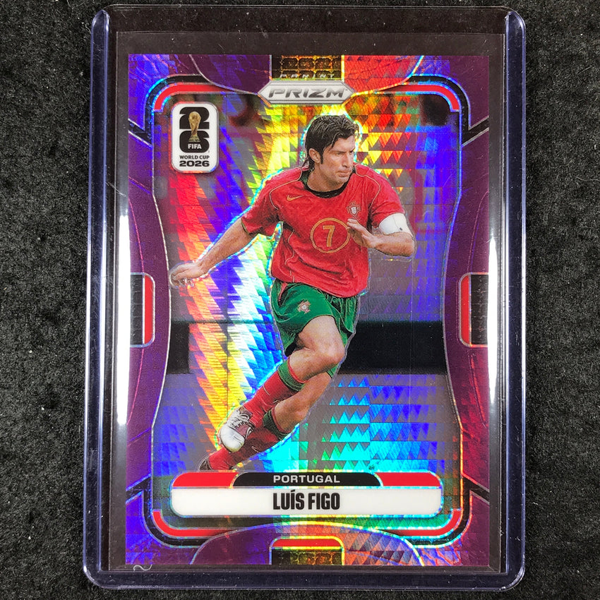2026 Prizm FIFA World Cup LUIS FIGO Purple Hyper /299 #372