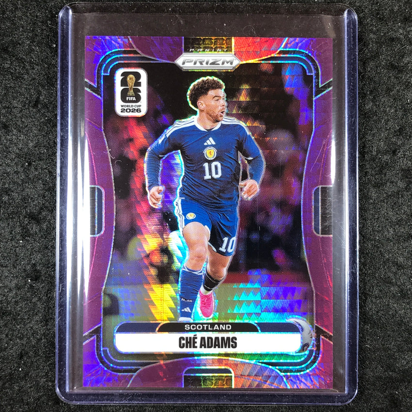 2026 Prizm FIFA World Cup CHE ADAMS Purple Hyper /299 #391