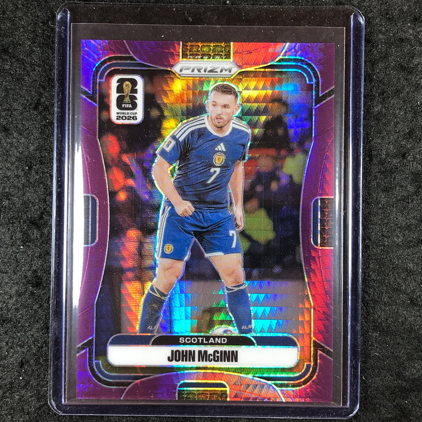 2026 Prizm FIFA World Cup JOHN MCGINN Purple Hyper /299 #395