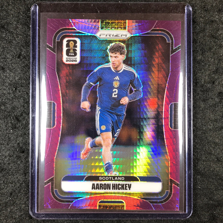 2026 Prizm FIFA World Cup AARON HICKEY Purple Hyper /299 #397