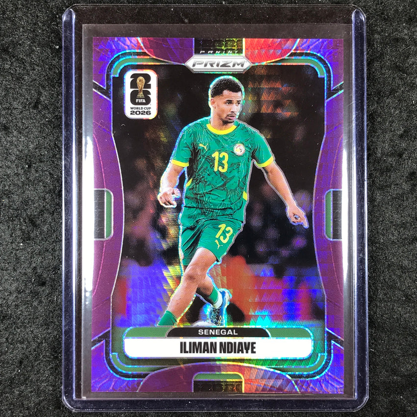 2026 Prizm FIFA World Cup ILIMAN NDIAYE Purple Hyper /299 #399