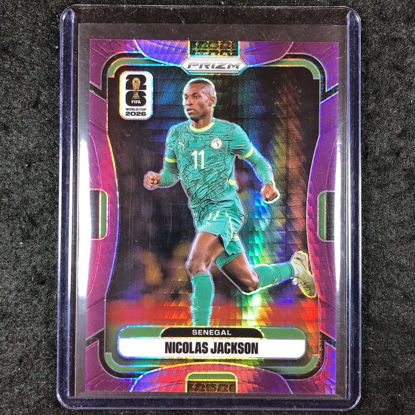 2026 Prizm FIFA World Cup NICOLAS JACKSON Purple Hyper /299 #402