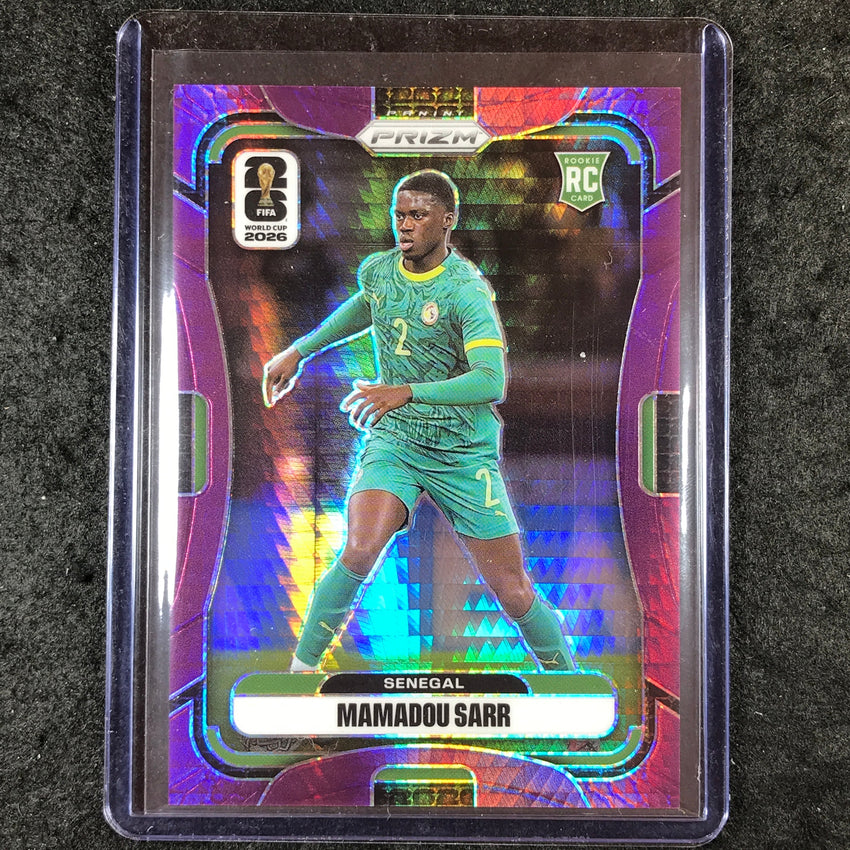 2026 Prizm FIFA World Cup MAMADOU SARR Rookie Purple Hyper /299 #404