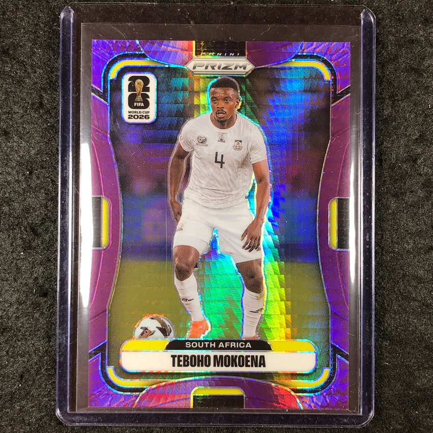 2026 Prizm FIFA World Cup TEBOHO MOKOENA Purple Hyper /299 #414