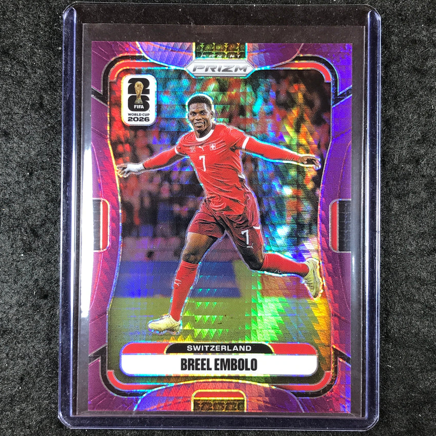 2026 Prizm FIFA World Cup BREEL EMBOLO Purple Hyper /299 #420