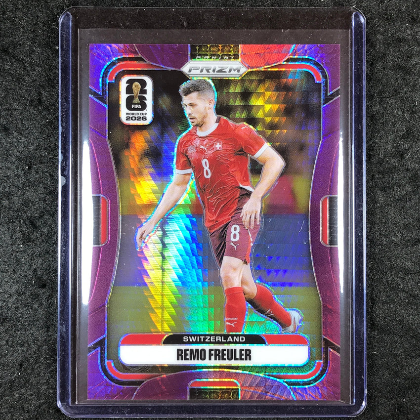 2026 Prizm FIFA World Cup REMO FREULER Purple Hyper /299 #422
