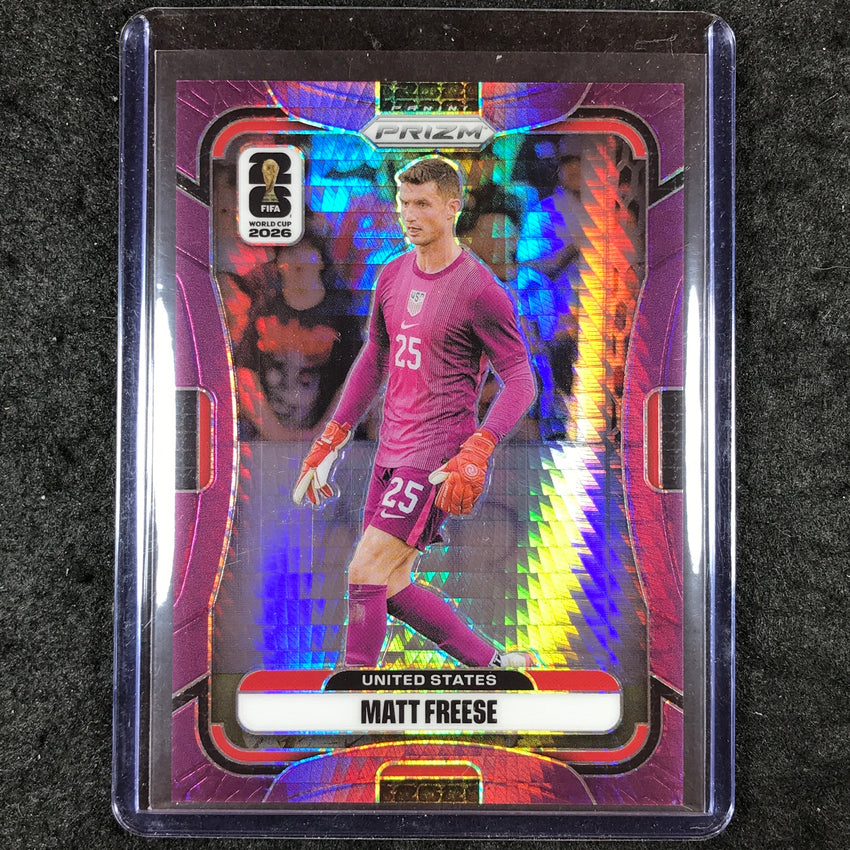 2026 Prizm FIFA World Cup MATT FREESE Purple Hyper /299 #439