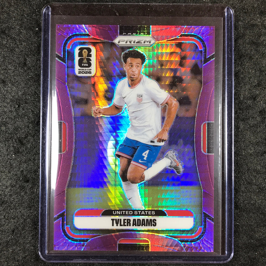 2026 Prizm FIFA World Cup TYLER ADAMS Purple Hyper /299 #442