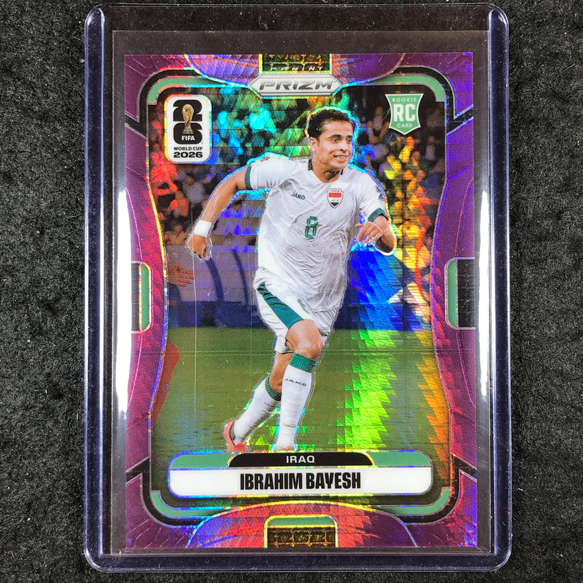 2026 Prizm FIFA World Cup IBRAHIM BAYESH Rookie Purple Hyper /299 #453