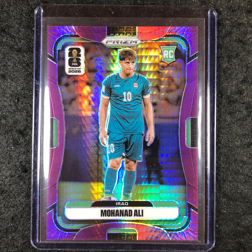 2026 Prizm FIFA World Cup MOHANAD ALI Rookie Purple Hyper /299 #456