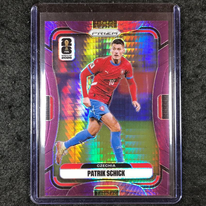 2026 Prizm FIFA World Cup PATRIK SCHICK Purple Hyper /299 #477
