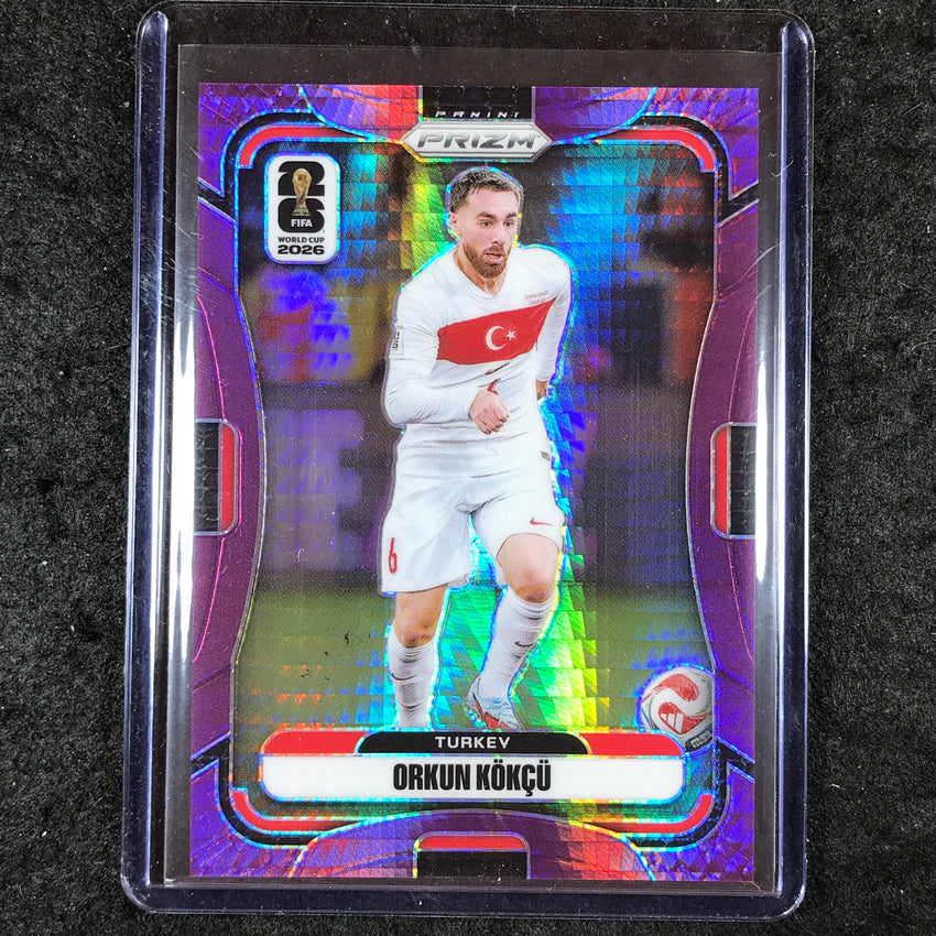 2026 Prizm FIFA World Cup ORKUN KOKCU Purple Hyper /299 #485