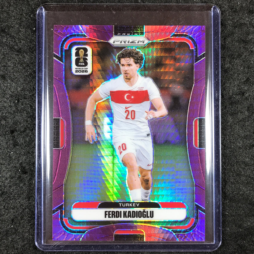 2026 Prizm FIFA World Cup FERDI KADIOGLU Purple Hyper /299 #492