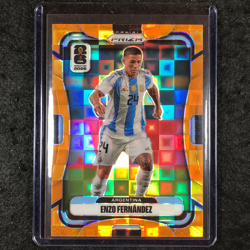 2026 Prizm FIFA World Cup ENZO FERNANDEZ Orange Pandora /215 #3