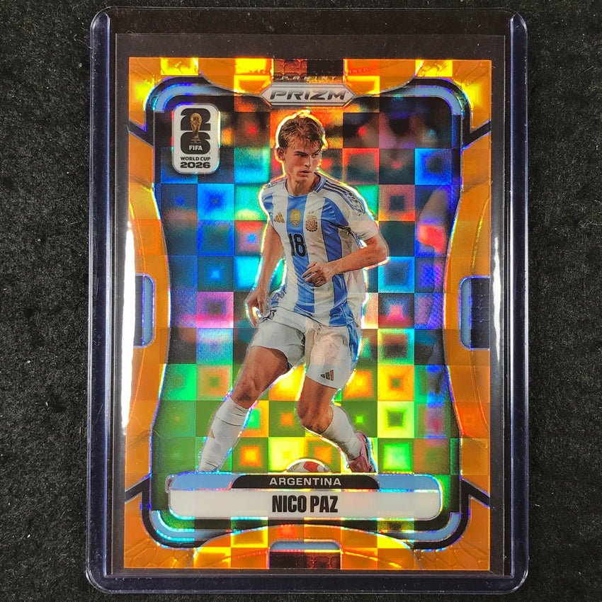 2026 Prizm FIFA World Cup NICO PAZ Orange Pandora /215 #4