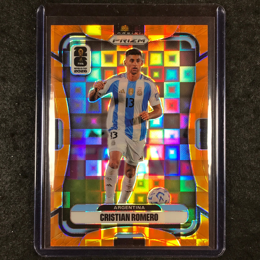 2026 Prizm FIFA World Cup CRISTIAN ROMERO Orange Pandora /215 #5