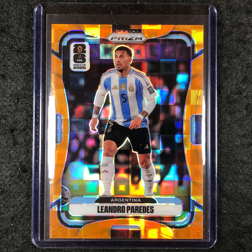 2026 Prizm FIFA World Cup LEANDRO PAREDES Orange Pandora /215 #7