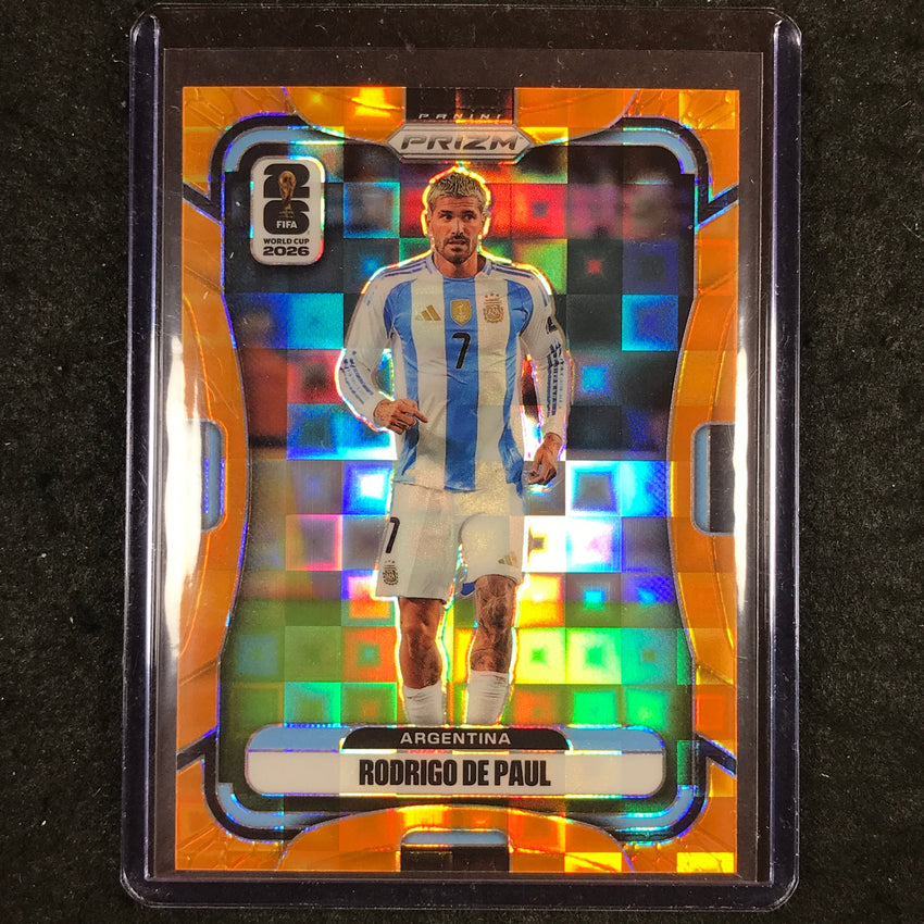2026 Prizm FIFA World Cup RODRIGO DE PAUL Orange Pandora /215 #14