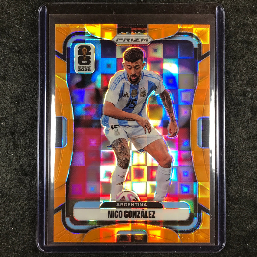 2026 Prizm FIFA World Cup NICO GONZALEZ Orange Pandora /215 #16