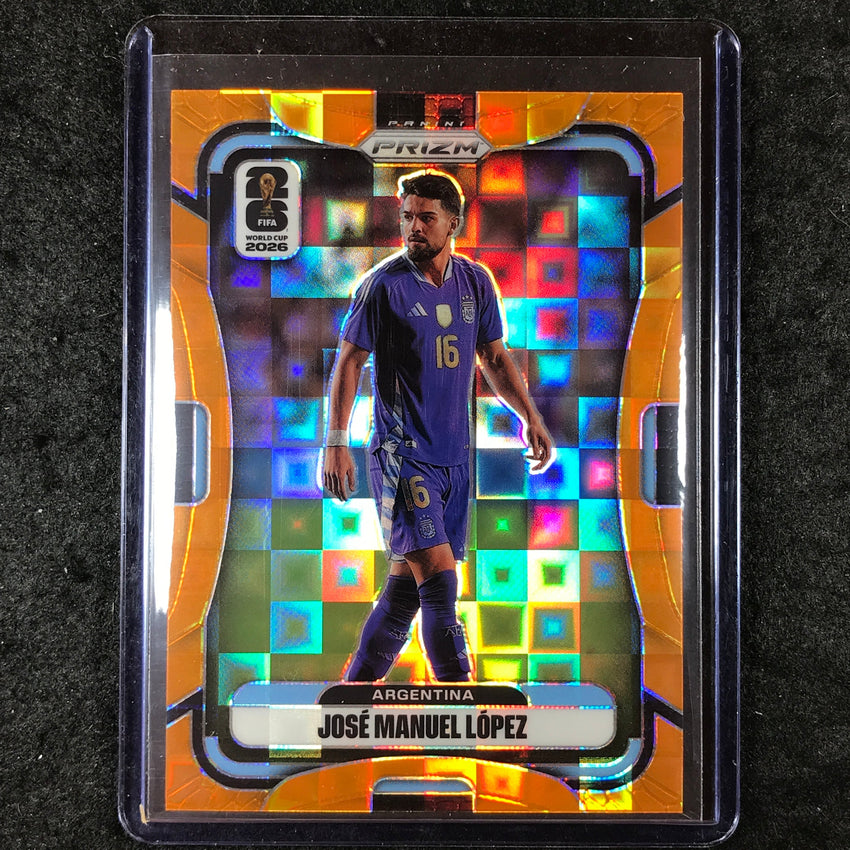 2026 Prizm FIFA World Cup JOSE MANUEL LOPEZ Orange Pandora /215 #19