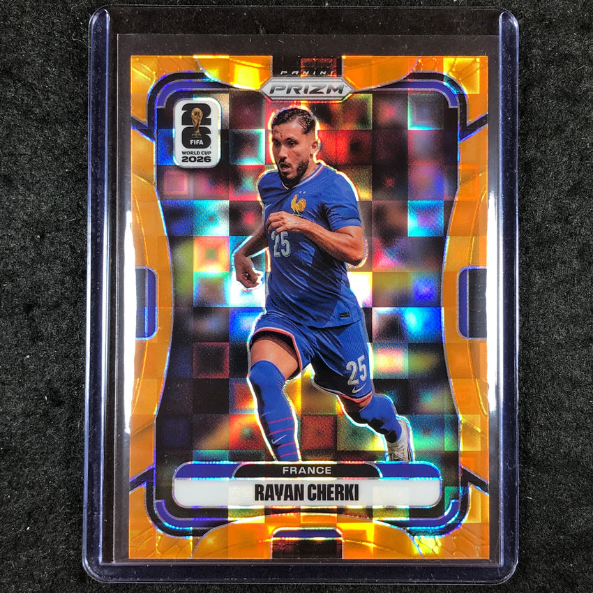 2026 Prizm FIFA World Cup RAYAN CHERKI Orange Pandora /215 #24