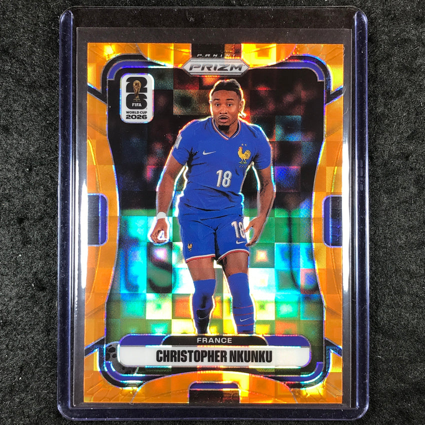 2026 Prizm FIFA World Cup CHRISTOPHER NKUNKU Orange Pandora /215 #25
