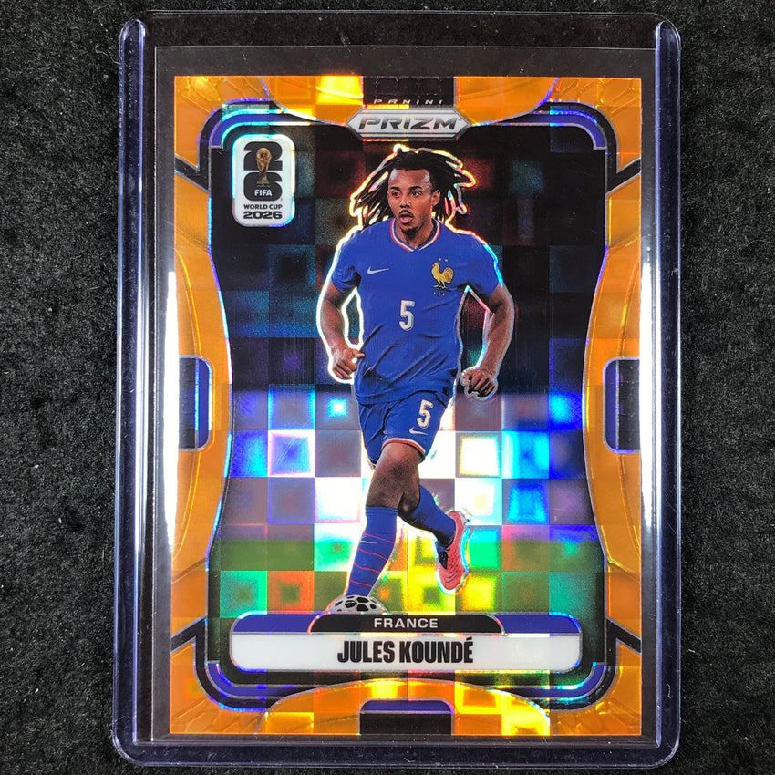 2026 Prizm FIFA World Cup JULES KOUNDE Orange Pandora /215 #41