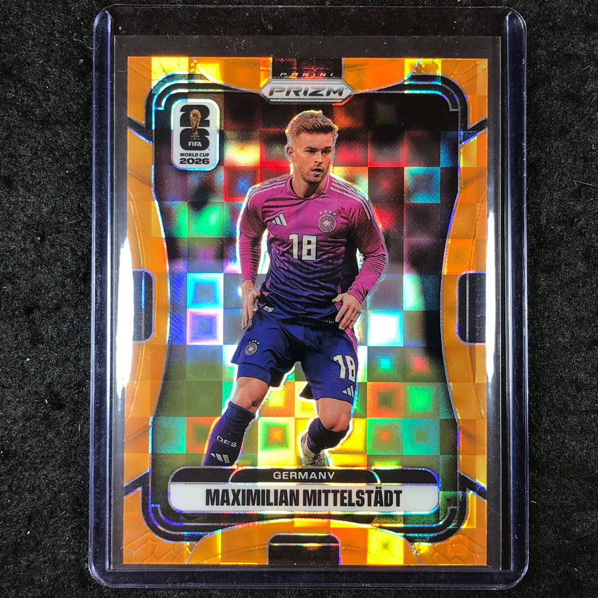 2026 Prizm FIFA World Cup MAXIMILIAN MITTELSTADT Orange Pandora /215 #47