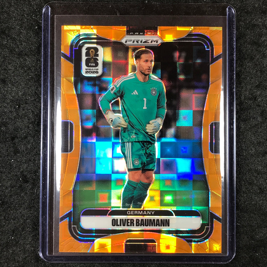 2026 Prizm FIFA World Cup OLIVER BAUMANN Orange Pandora /215 #54