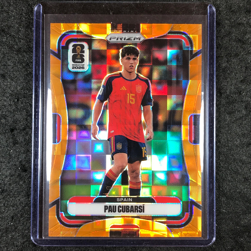 2026 Prizm FIFA World Cup PAU CUBARSI Orange Pandora /215 #65