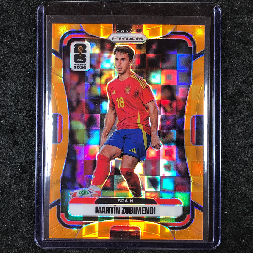 2026 Prizm FIFA World Cup MARTIN ZUBIMENDI Orange Pandora /215 #66