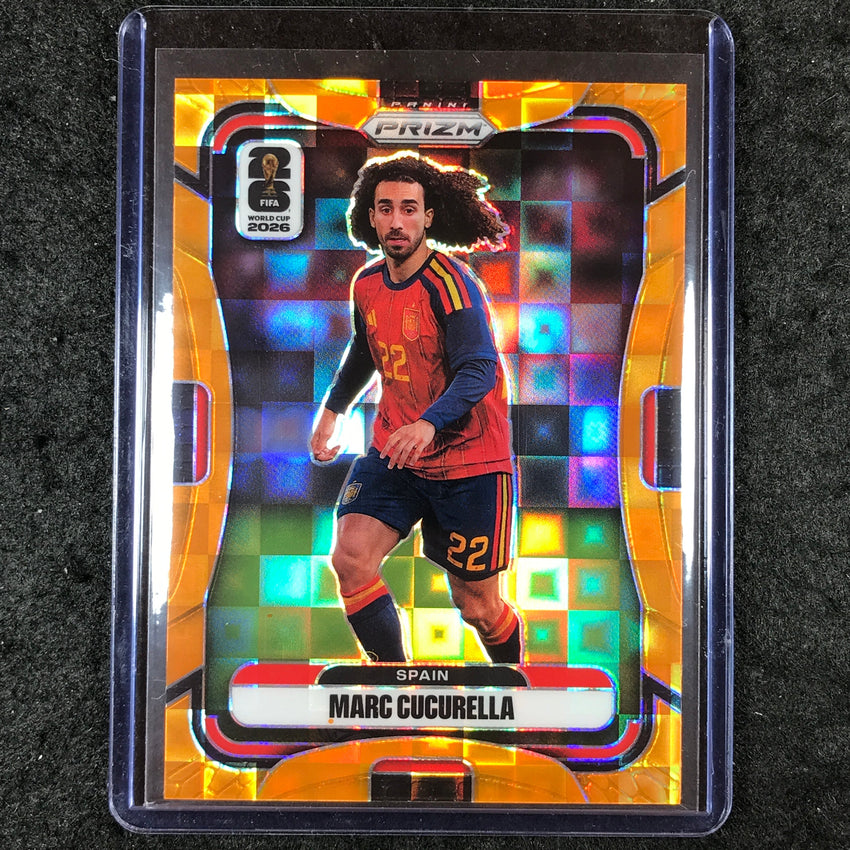 2026 Prizm FIFA World Cup MARC CUCURELLA Orange Pandora /215 #74