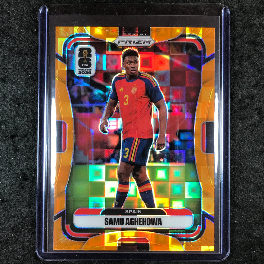 2026 Prizm FIFA World Cup SAMU AGHEHOWA Orange Pandora /215 #81