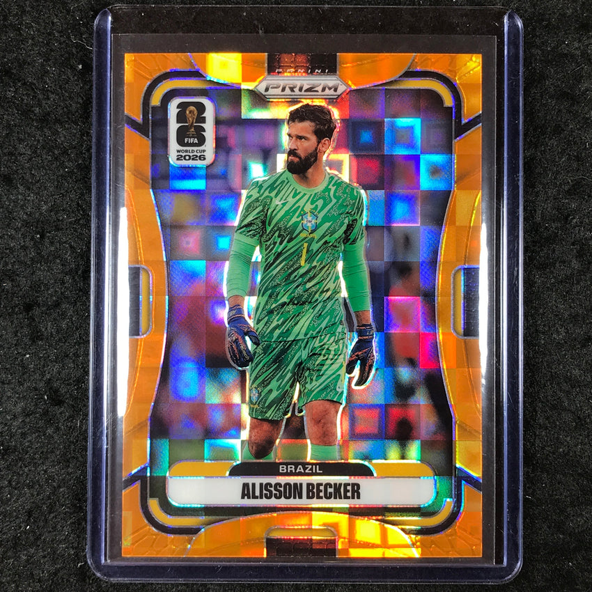 2026 Prizm FIFA World Cup ALISSON BECKER Orange Pandora /215 #89