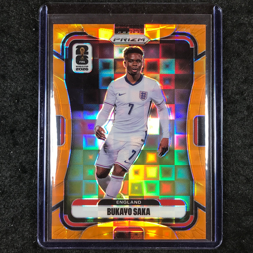 2026 Prizm FIFA World Cup BUKAYO SAKA Orange Pandora /215 #100