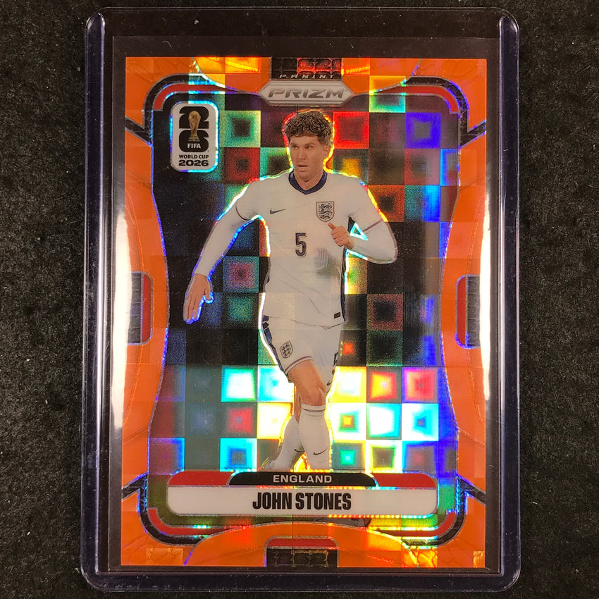 2026 Prizm FIFA World Cup JOHN STONES Orange Pandora /215 #106