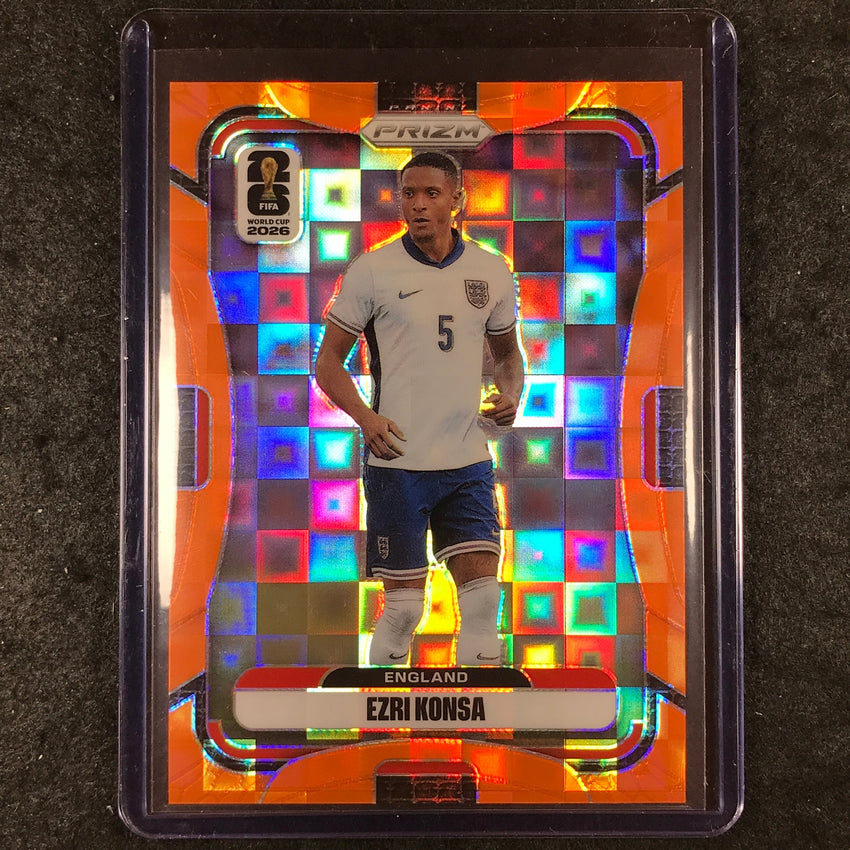 2026 Prizm FIFA World Cup EZRI KONSA Orange Pandora /215 #116