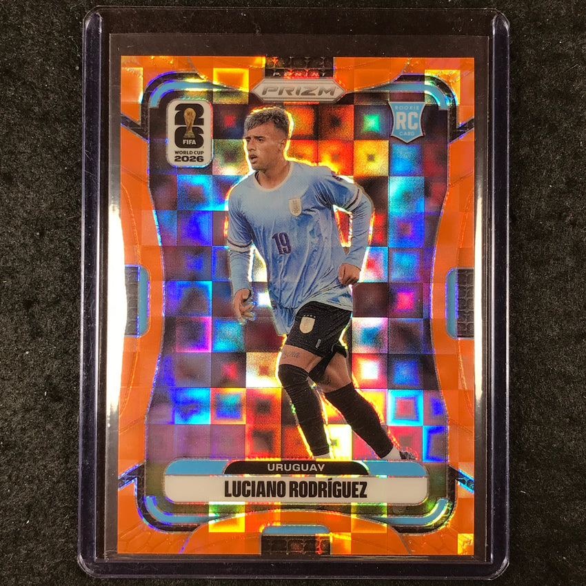 2026 Prizm FIFA World Cup LUCIANO RODRIGUEZ Rookie Orange Pandora /215 #123