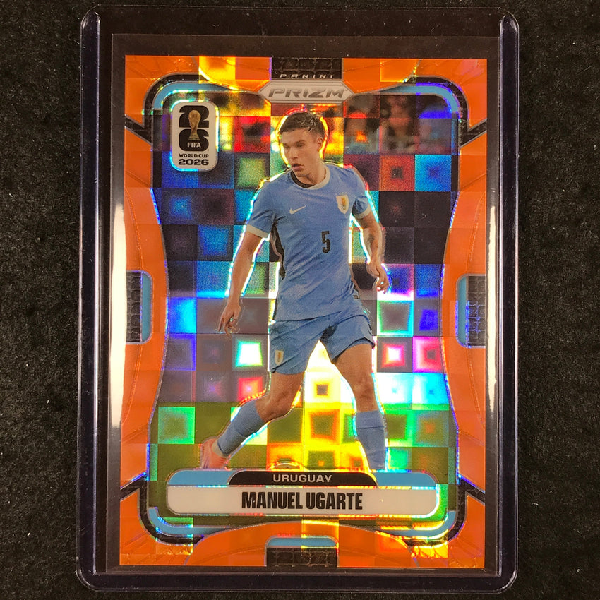 2026 Prizm FIFA World Cup MANUEL UGARTE Orange Pandora /215 #124