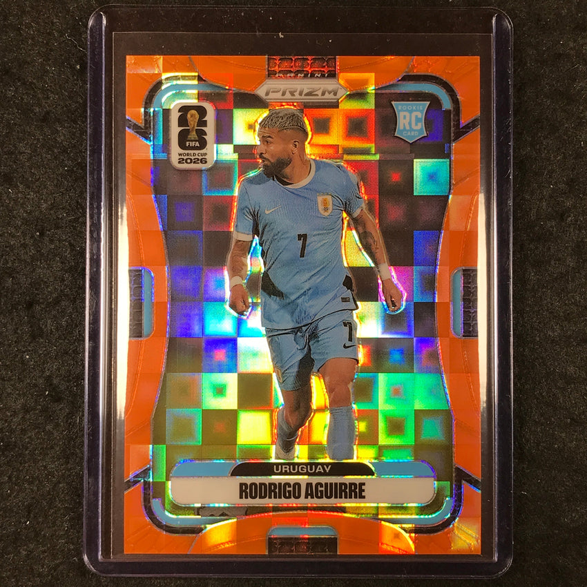 2026 Prizm FIFA World Cup RODRIGO AGUIRRE Rookie Orange Pandora /215 #125
