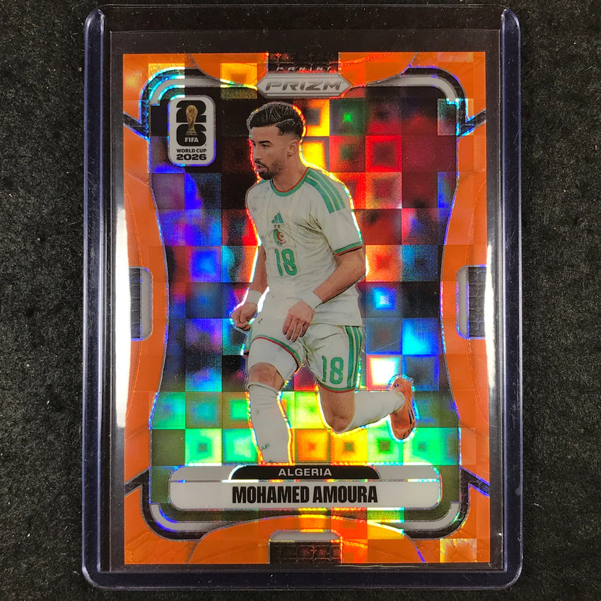 2026 Prizm FIFA World Cup MOHAMED AMOURA Orange Pandora /215 #134