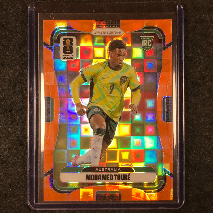 2026 Prizm FIFA World Cup MOHAMED TOURE Rookie Orange Pandora /215 #138