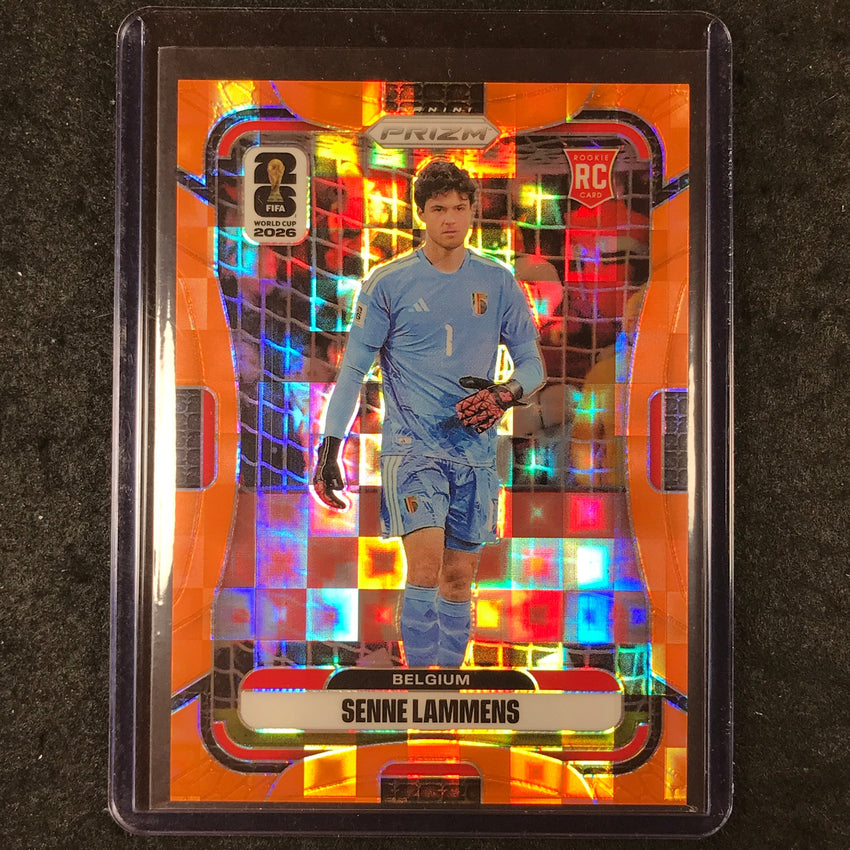 2026 Prizm FIFA World Cup SENNE LAMMENS Rookie Orange Pandora /215 #155