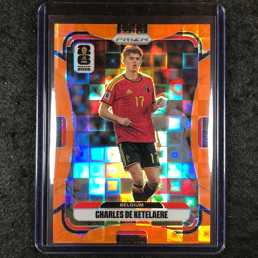 2026 Prizm FIFA World Cup CHARLES DE KETELAERE Orange Pandora /215 #156